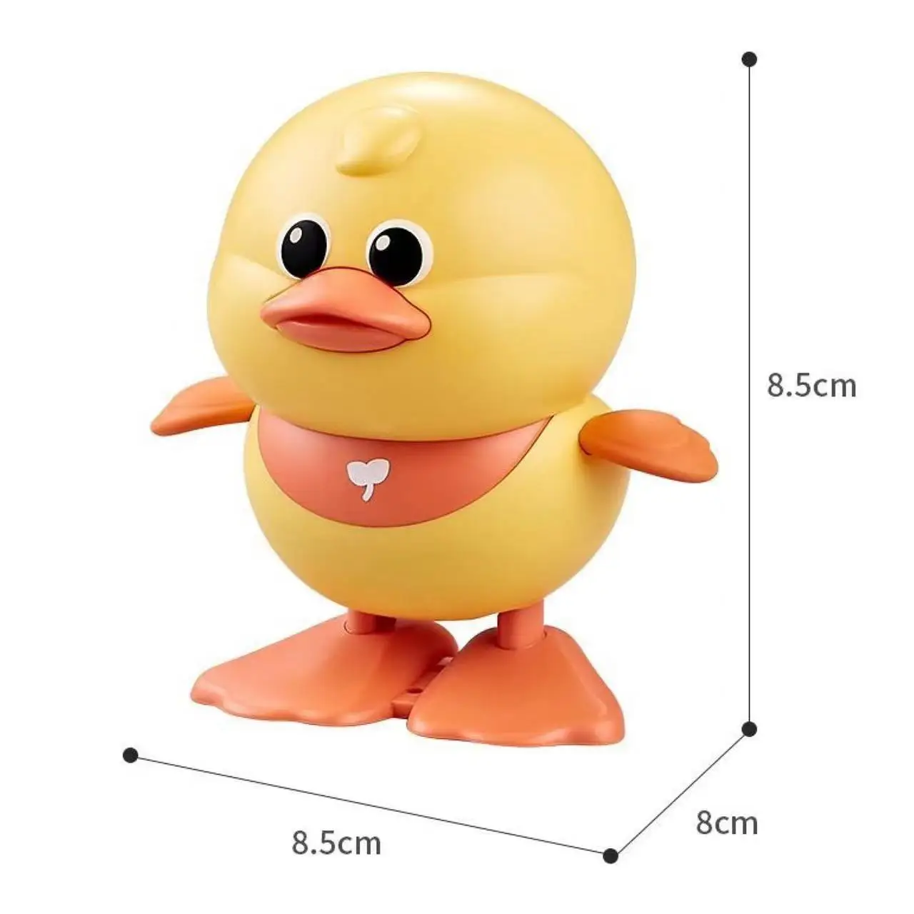 Spring-Powered Jumping Duck; a Small Duck, It Moves and Runs; a Fun Animal, Winds Up; Godsend for Coaxing Children's Toys