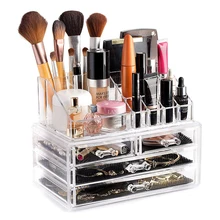 Make-up Organizer für Kosmetik Transparent Acryl Kosmetische Lagerung Box Schmuck Nagellack Kunststoff Lagerung Schublade Container