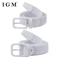 Golf Belt Men and Women New Summer Canvas Woven Leisure Sports Elastic Joker Advanced Waistband - Image 4