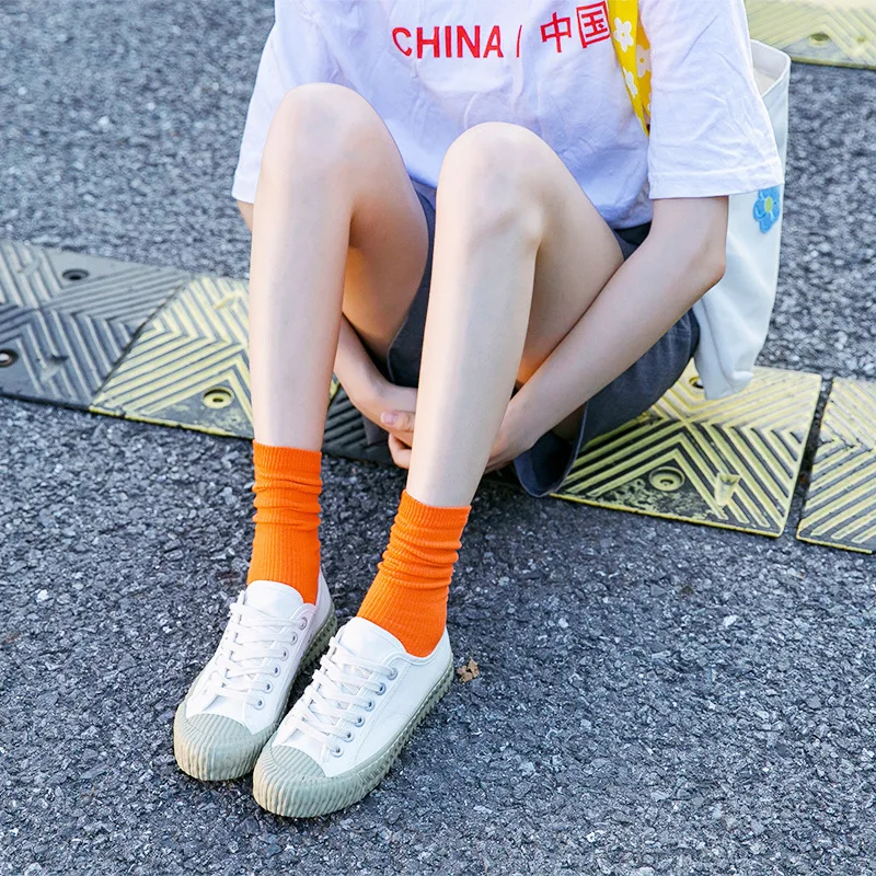 Vibrant Dance Sports Socks for Women - Breathable Cotton in Stunning Solid Colors
