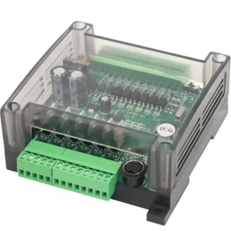 FX1N FX2N 14MR 14MT PLC, 2AD 2DA Clock Optional, RS232 RS485