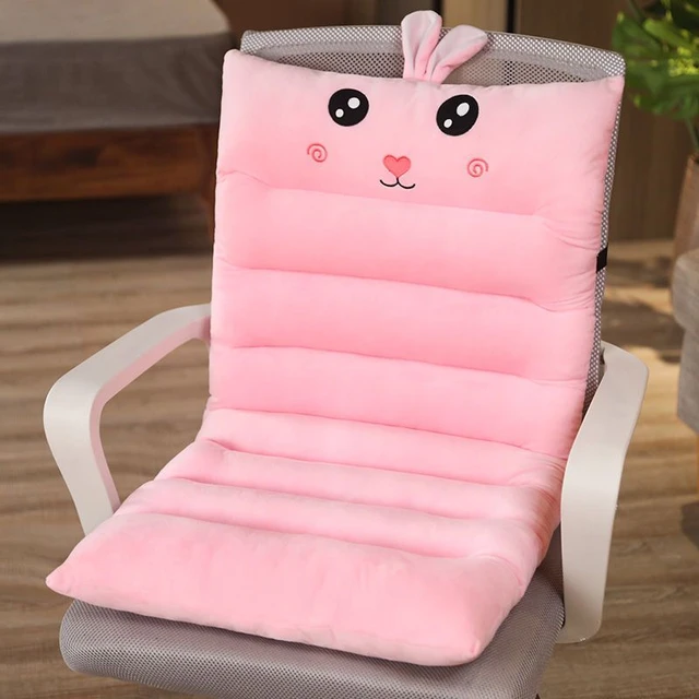 Coussin de dossier de chaise en velours doux et confortable, coussin de  siège en peluche, solide, document, hiver, 1 pièce - AliExpress