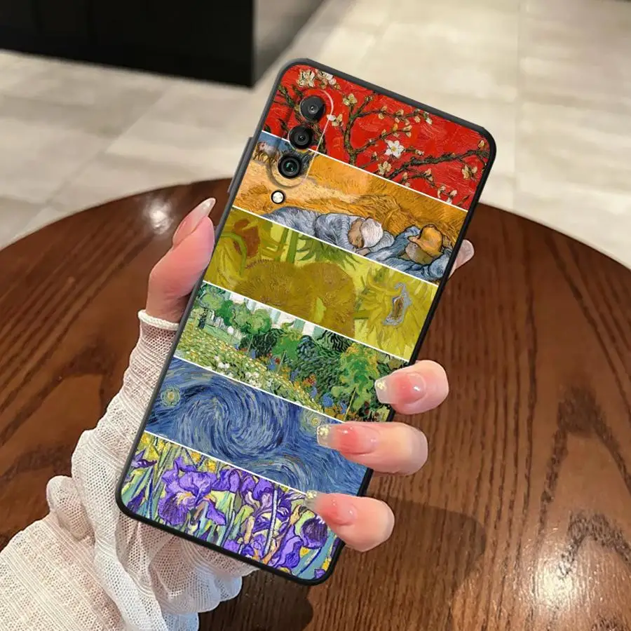Van Gogh Sunflowers Artistic Soft Phone Case Cover