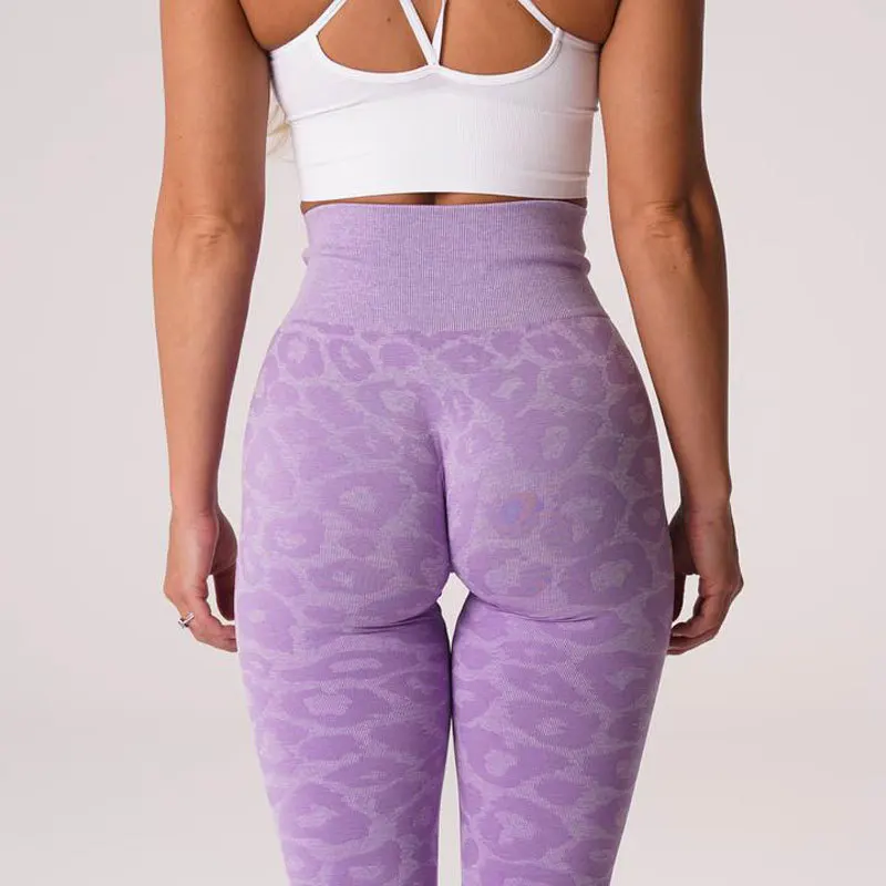 Women's Snowflake Leggings Leopard 