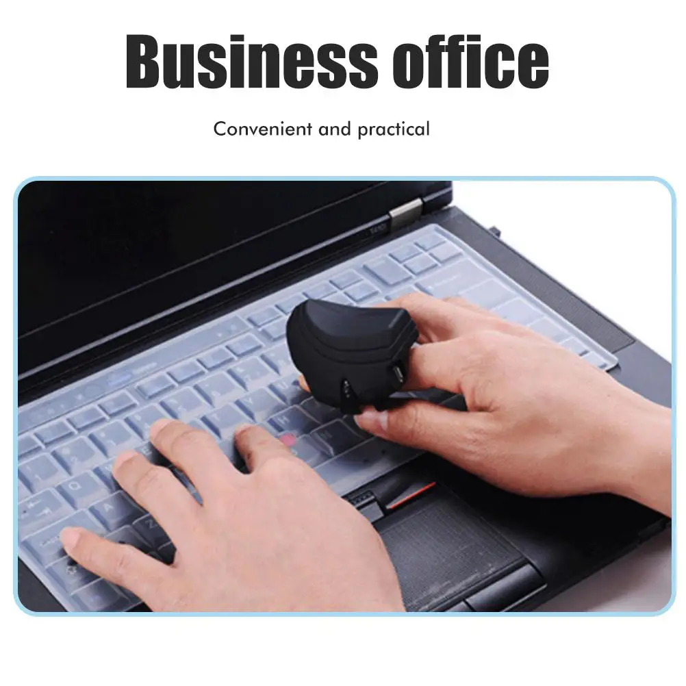 Wireless Finger Mouse Rechargeable Pocket Ring Mouse Mini USB For PC Laptop Tablet
