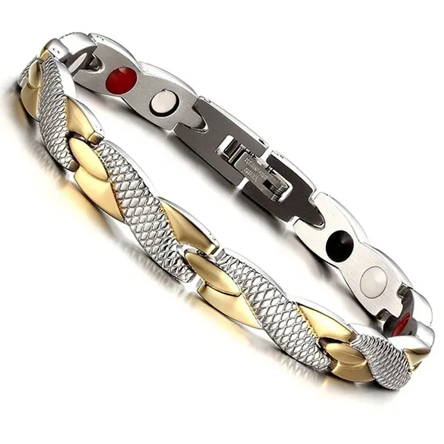 Experience the Power of Magnetic Therapy with the New Dragon Pattern Twisted Healthy Magnet Bracelet