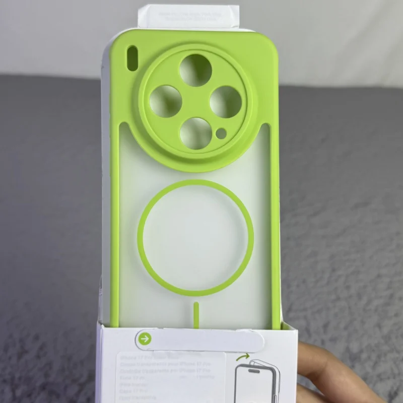 Luxury Fluorescent Magnetic Case with Heat Dissipation and Wireless Charging Compatibility