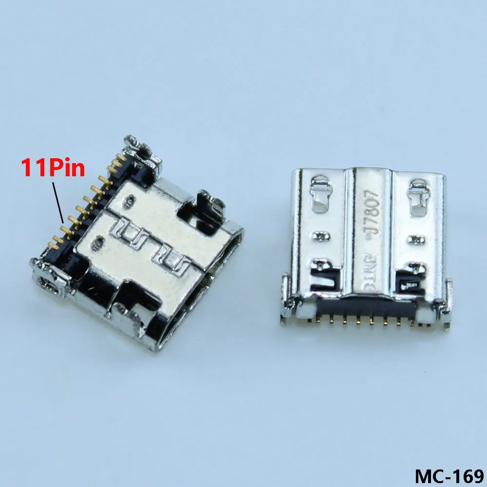 

5-10Pcs Micro USB 11Pin Charging Port Jack Socket Charger Connector Dock For Samsung N7100 N7102 N7108 I317 I605 R950 T889