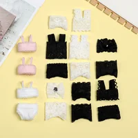 Ensemble de sous-vêtements en dentelle douce pour poupées Blythe 1/6 BJD, culotte de soutien-gorge et slip de 30cm, culotte de course, jouet pour enfants 4