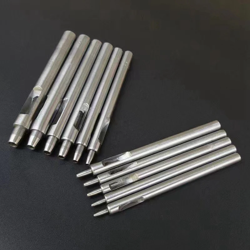 가죽 조각 펀칭 도구, 가죽 펀칭 및 펀칭 세트, DIY 도구, 다중 사양, 0.5-5mm