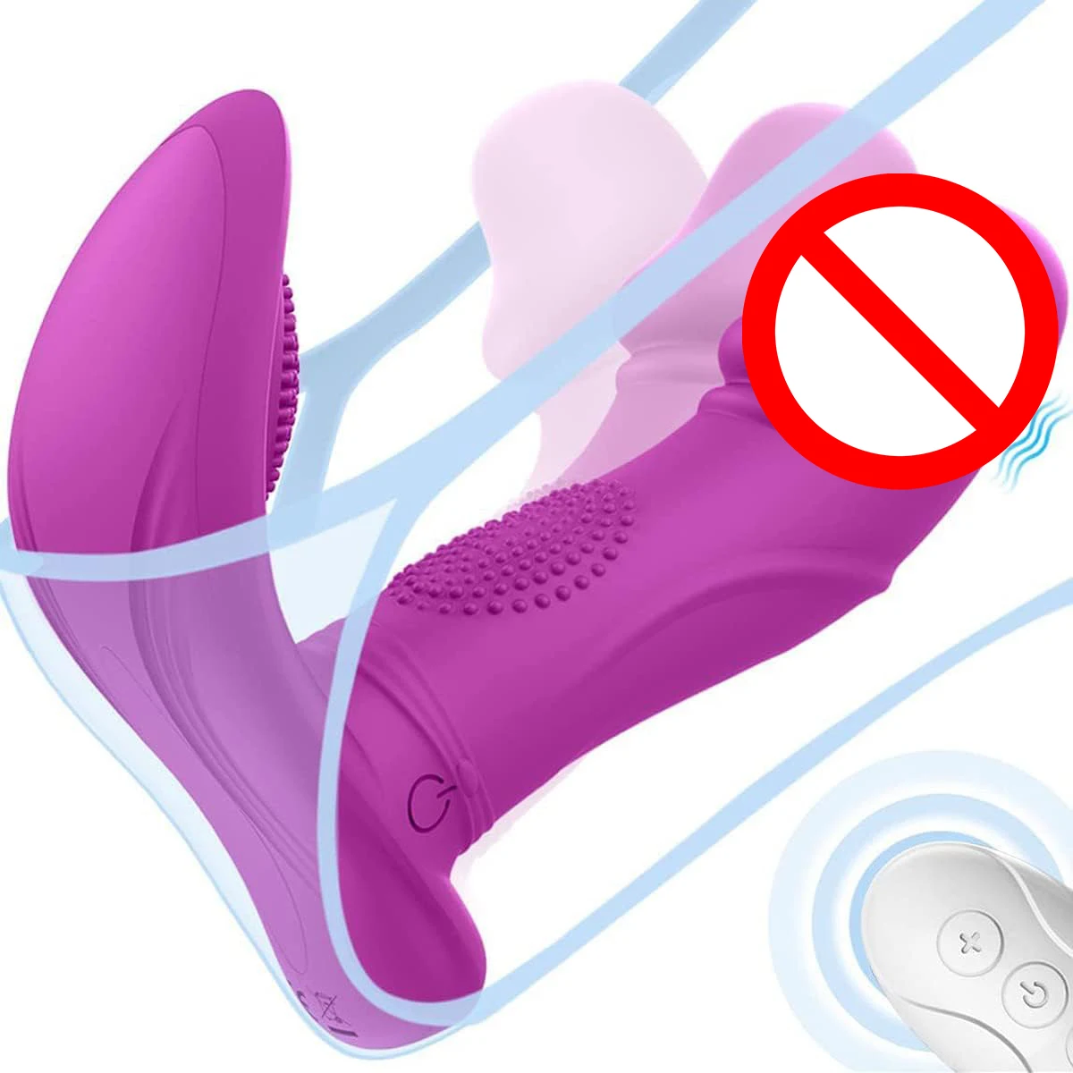 Wearable Vibrator Mimic Finger Quiet Panty Vibrator With Remote 3 Wiggling & 7 Vibration G Spot Vibrator Sex Toys For Women sex toys