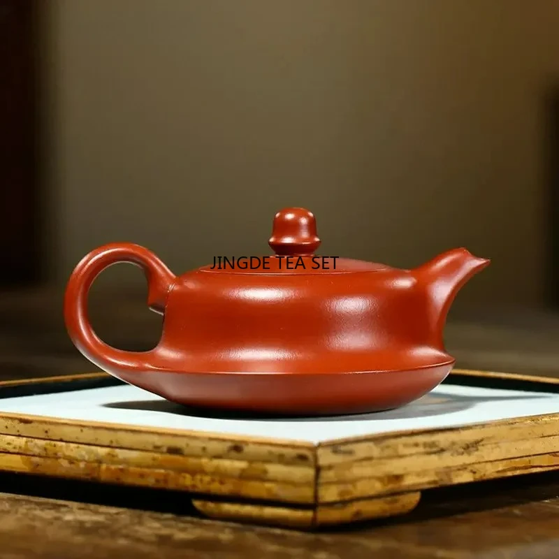 180ml Yixing purple clay teapot handmade raw ore Dahongpao mud beauty tea infusion pot Chinese Kung Fu tea set