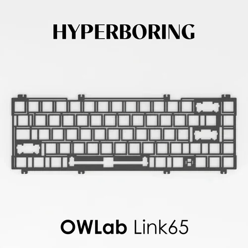 Owlab-キーボードまたはPCB、link65、PCBタイププレート