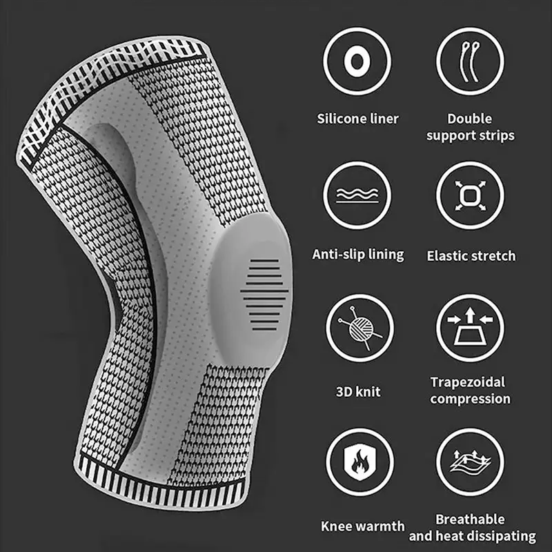 1 PCS Professional Sport Knee Brace for Arthritis Crossfit Protector Support Pads Meniscus Tear Joint Pain Relief Running Riding - Image 4