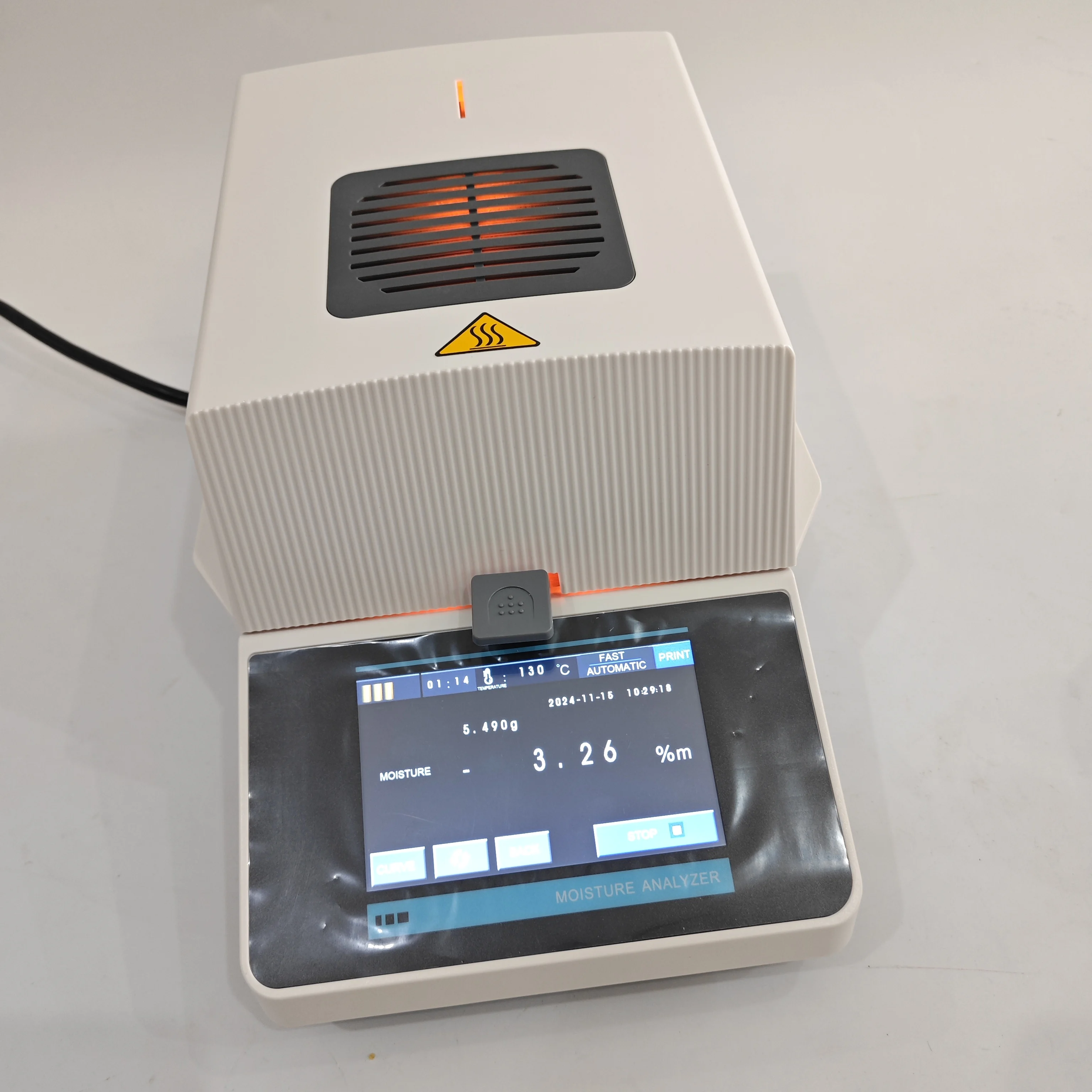Automatic Halogen Heating Moisture Meter Analyzer Tester 50g/0.005 100g/0.005 grain moisture meter