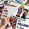 15Pcs Classroom Poster Rules for The School Class A4 size Posters for Kindergarten Preschool Decora Education toys 3