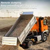 In Stock Kabolite 5701 4x4 1/14 Remote Control Dumper Tipper Car RTR RC Dump Truck Sound Light System Lead Screw Gifts Toy Model 3