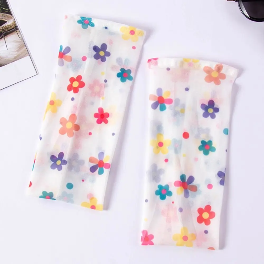 UV Protection Soft Ice Silk Fashion Clothing Accessories Mesh Printing Sleeve Sunscreen Sleeve Ice Sleeve Printed Ice Sleeve
