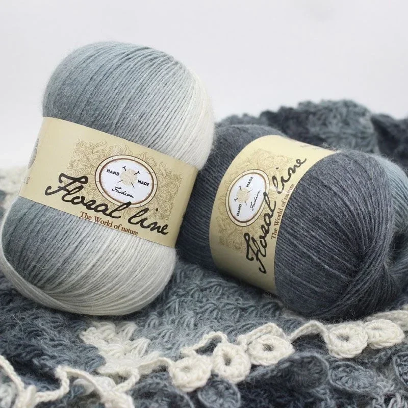100g / 1Pcs 100% Wool Yarn  Space Dyed Hand Knitted Wool Soft Fluffy Yarn  DIY Crocheted Shawl Scarf Hat Sweater Gloves 4