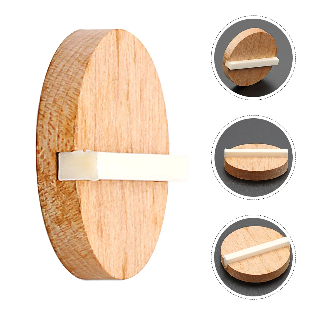 

Disc Bridge Guitar Bone Nut Blank Resonator Biscuit Plate Gifts for Men Unique Blanks