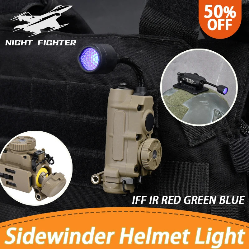 Lampe De Casque Gyrophare Stroboscopique Tebbomp - Étanche, Avec Bande Velcro, Pour Sécurité/survie