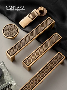 Antique Brass Bronze Cabinet Handle 1