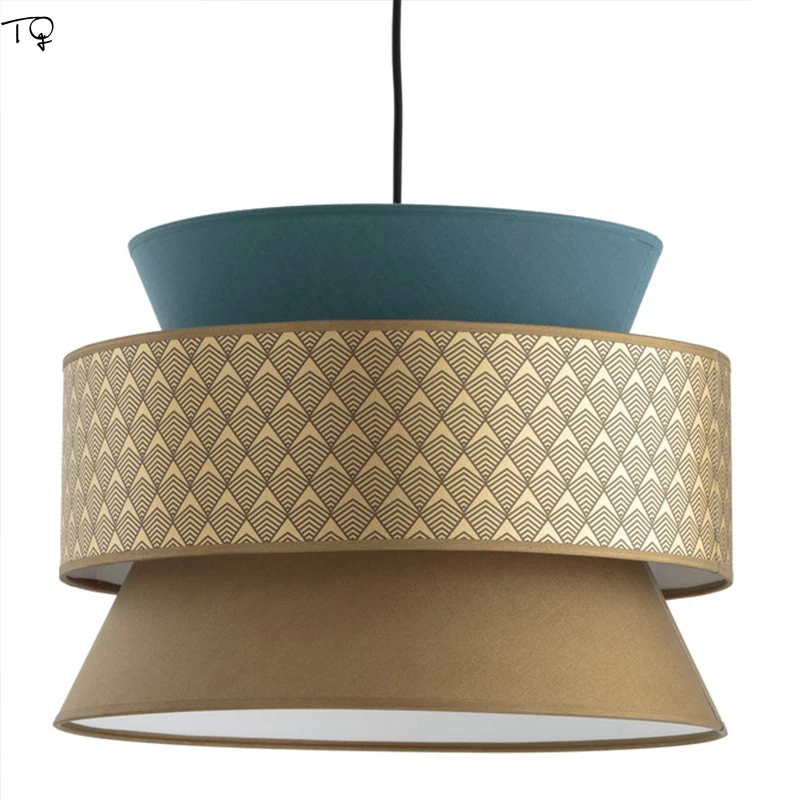 

Modern Minimalist Individual Restaurant Fabric Pendant Lights for Living/Model Room Decoration Bedroom Study Hotel Bar Hot Pot