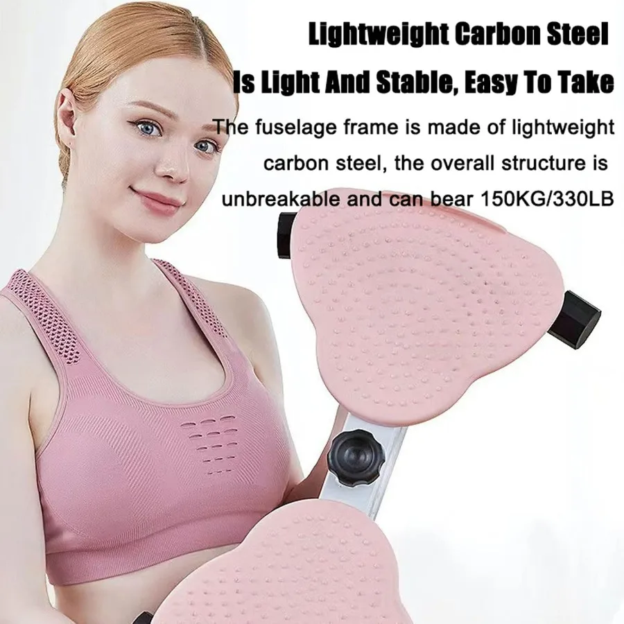 Waist Whisper Waist Twisting Machine, Waist Sculptor Machine Twiister with Handles and Drawstring, Waist Slimming Balance Rotati