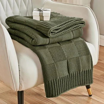 Bohemian Knitted Blanket 1
