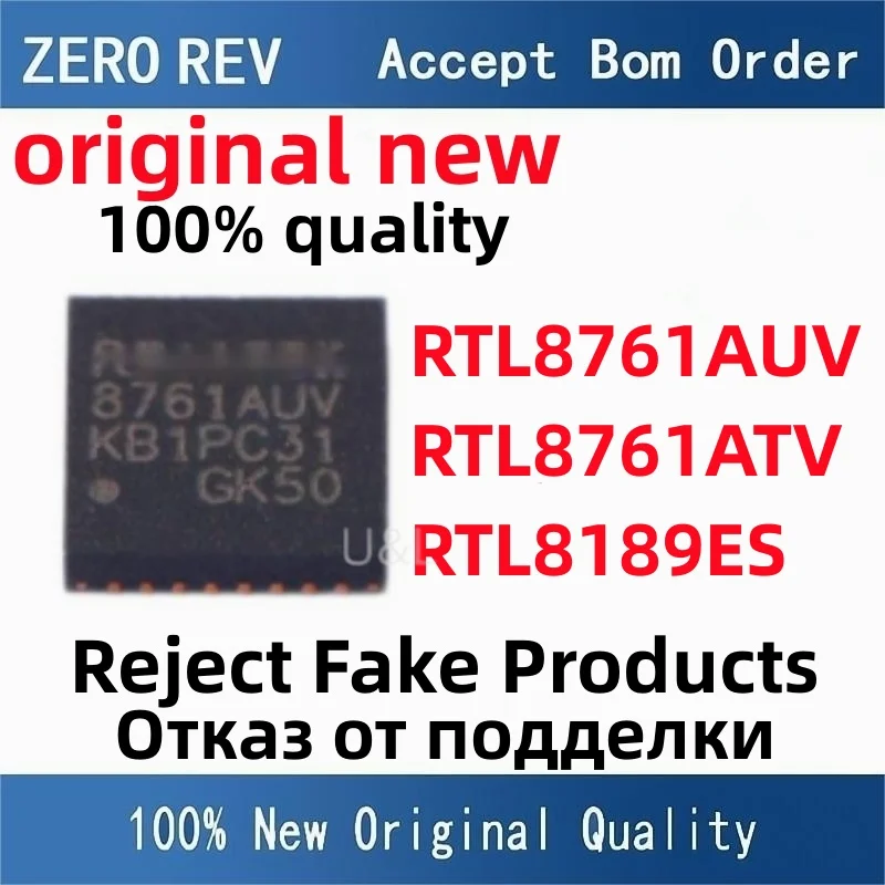 2Pcs 100% Nuovo Rtl8761Auv-Cg 8761Auv Rtl8761Atv-Cg 8761Atv Rtl8189Es-Vb-Cg Rtl8189Es Qfn-32 Qfn32 Di Marca Nuovo Originale Chip Ic