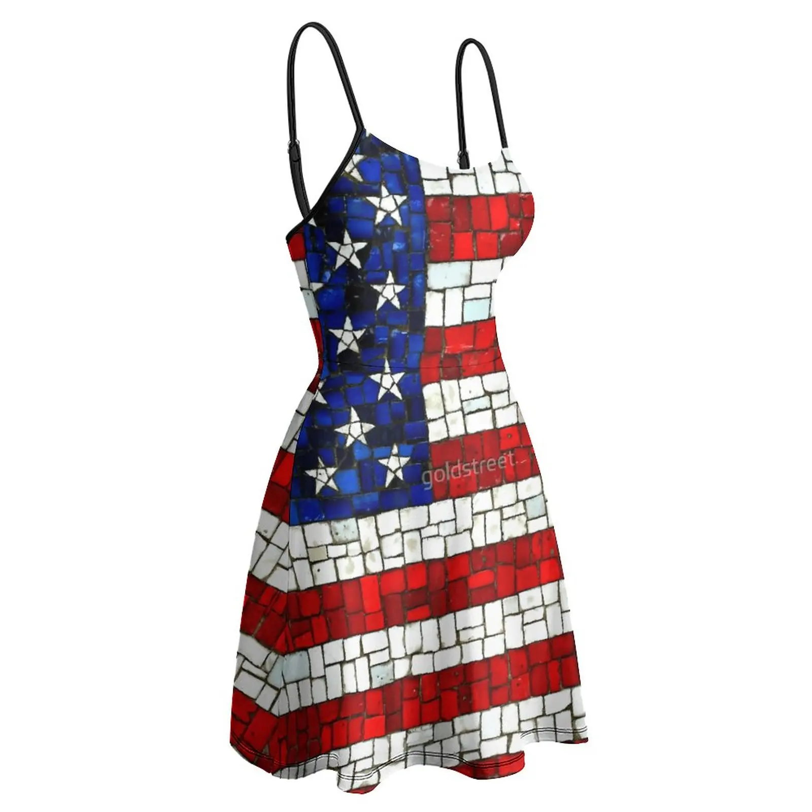 

Flag Women's Sling Dress Premium Sexy Woman's Dress Sarcastic Cocktails Suspender Dress