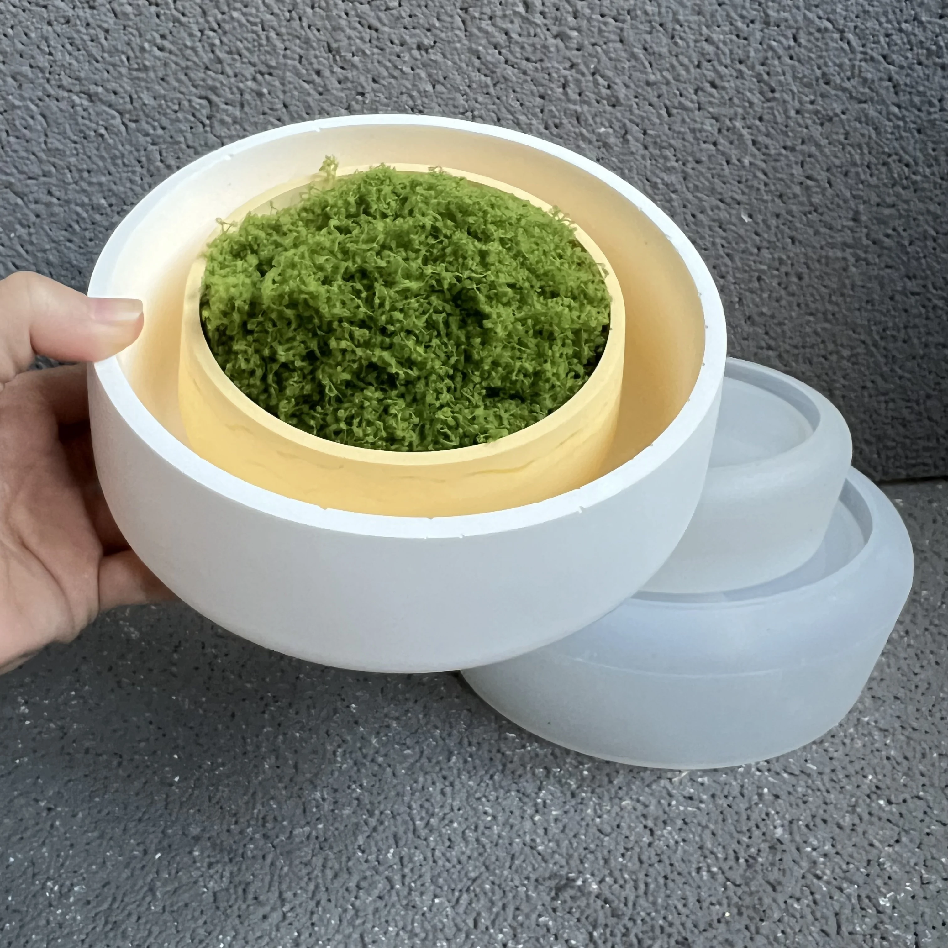 Cement Silicone Mold Truck Candle Holders Planet Shape Succulent Pot Flower Pot Concrete Casting Mold Round Bowl Candle Cup candle making supplies silicone mold punch tool