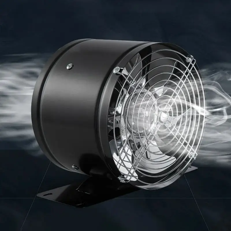 Exhaust Fan Booster Fan Inline Duct HVAC Vent Blower Pure Copper Wire Motor
