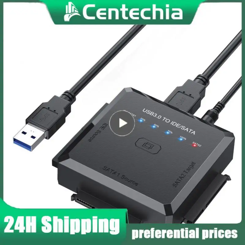 

Адаптер для кабеля Sata с Usb 2,5 на Ide Sata, конвертер с поддержкой 3,5 или дюйма, внешний Ssd Hdd с одним нажатием, Функция резервного копирования Sata