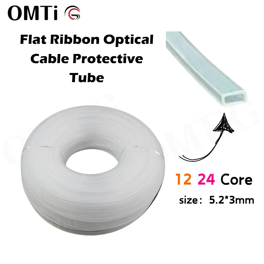 Heat Shrink ODF Distribution Frame Ribbon Optic Plastic Tube 12 Core Bare Fiber Protective Sleeve