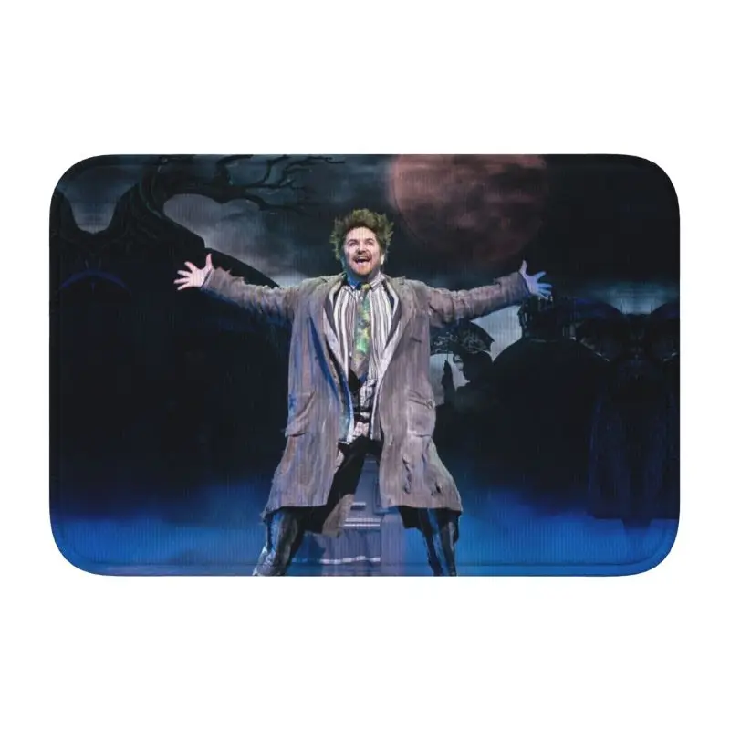 thumbnail image 1 of Custom The Musical Beetlejuices Front Door Floor Entrance Welcome Mat Tim Burton Horror Movie Bath Doormat Carpet Rug Footpad, 1 of 5