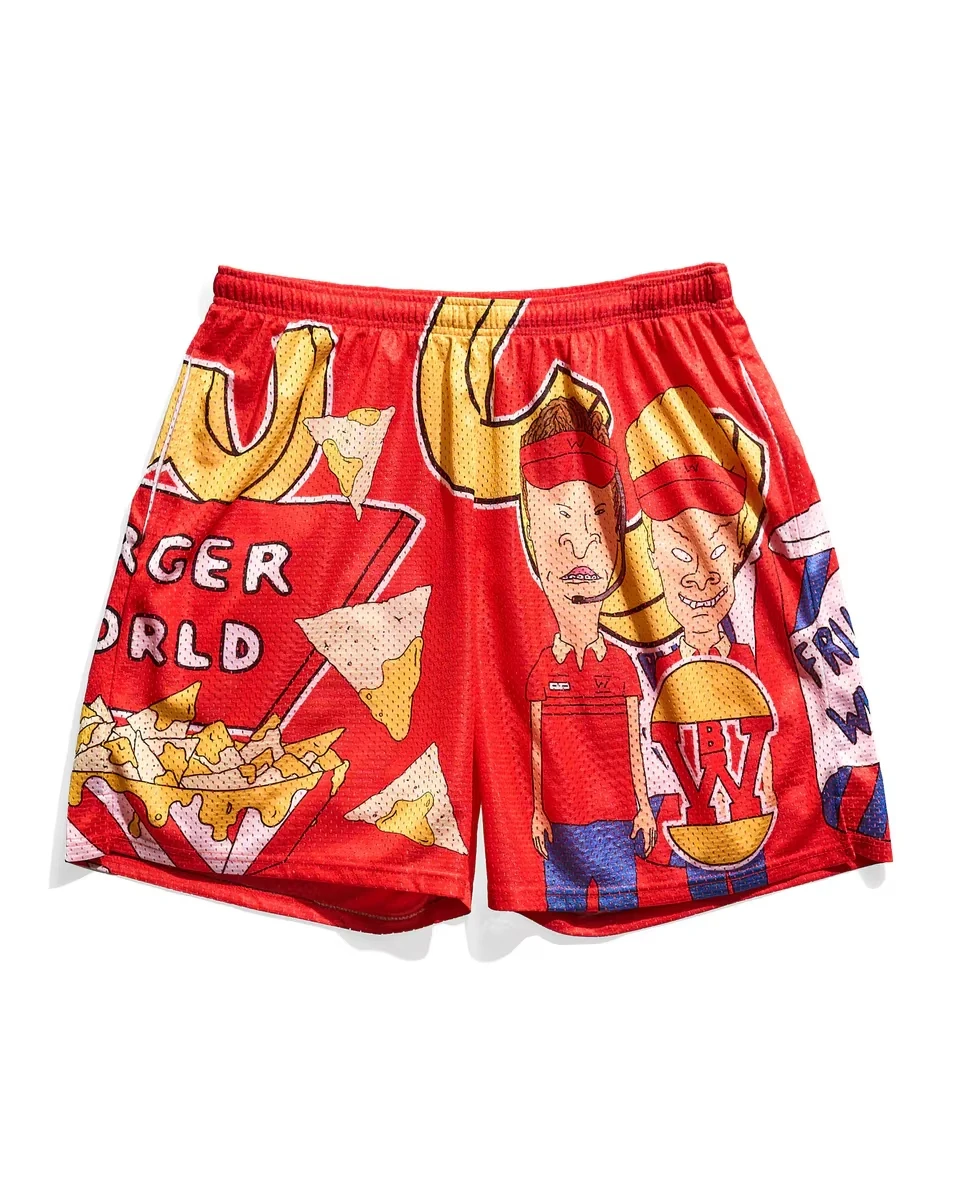 Funny Anime Shorts Men Women Kids Shorts Sports Casual Daily Beach Vacation Breathable Quick-Drying Oversized Stay Cool