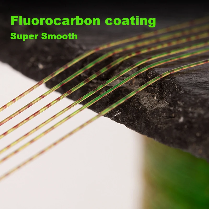 High-Performance Fluorocarbon Coated Invisible Monofilament Fishing Line