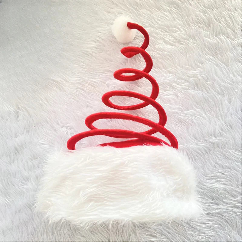 Funny Santa Claus Hat Spring Christmas Headwear for Adults and Children christmas beanie hat