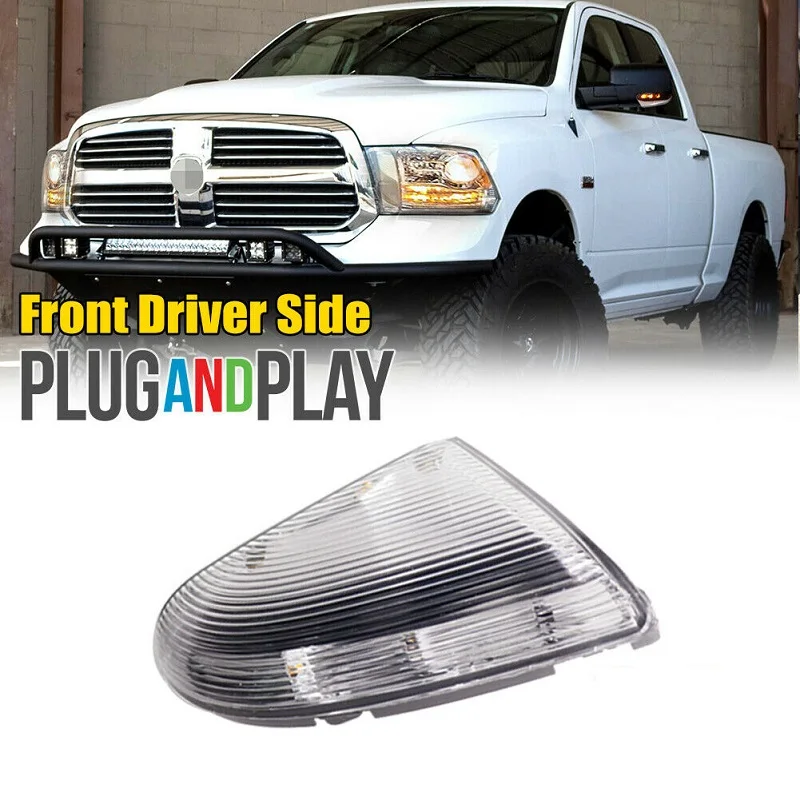 

LED Side Mirror Turn Signal Light Door Wing Rearview Mirror Lamp For Dodge Ram 1500 2500 2010-2018 68064948AA 68064949AA