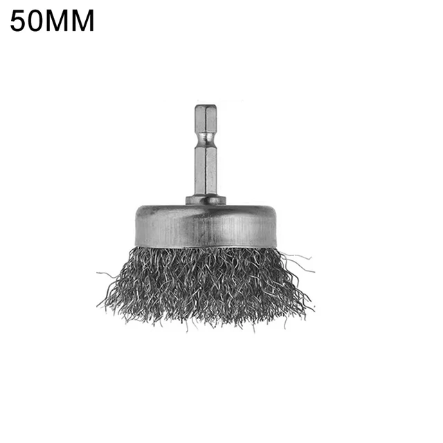 50/65/75mm Steel Wire Wheel Brush Rotary Tool For Drill Tools Metal