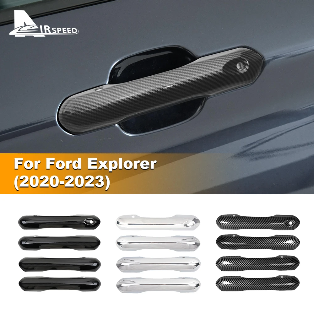 

4 шт., накладки на дверные ручки для Ford Explorer 2020 2021 2022 2023