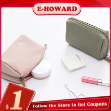 

Simple Solid Color Cosmetic Bag for Women 2022 New Makeup Bag Purses Pouch Toiletry Bag Waterproof Make Up Bags Hot Dropshipping