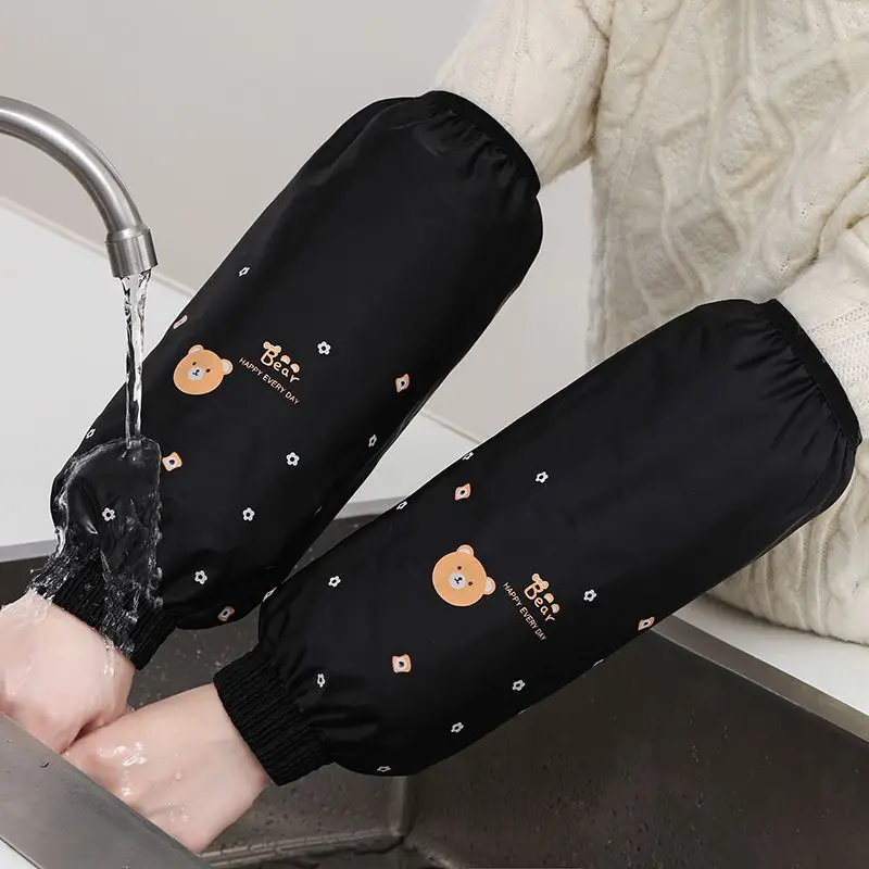 Waterproof Cartoon Cuff Sleeves - Anti-Dirt and Oil-Proof Sleeve Protectors for Autumn and Winter Use