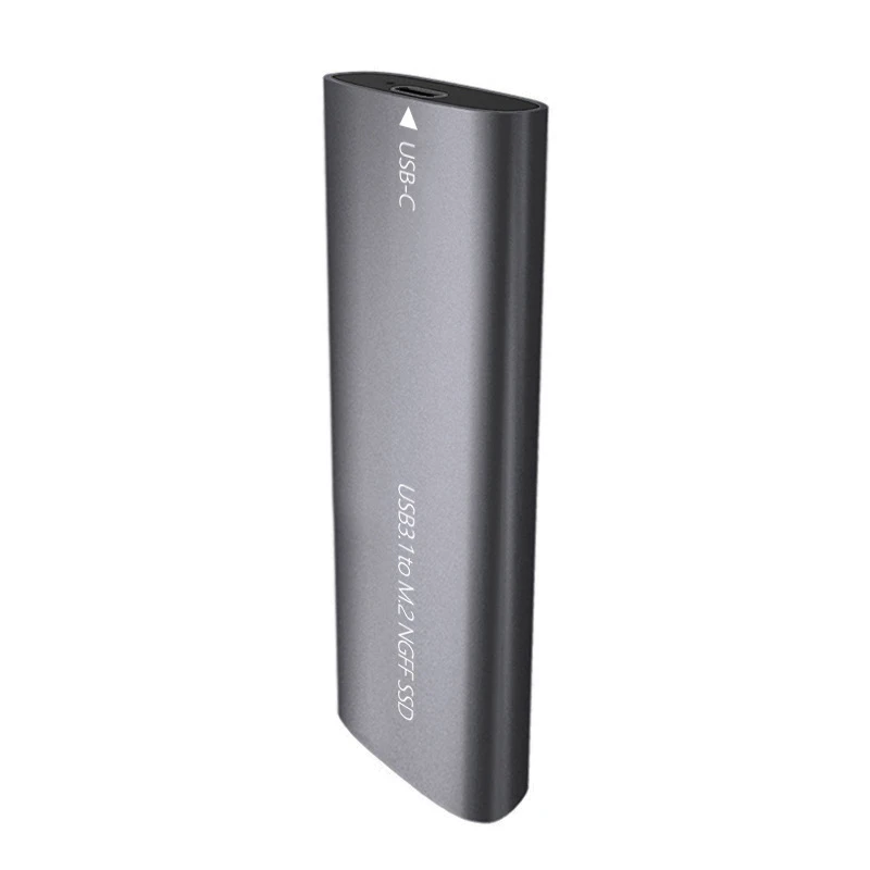 UTHAI M.2 Hard Drive Case USB3.0 Type-C to M.2 NGFF/NVME Solid-State Drive Case Metal External Portable Hard T23