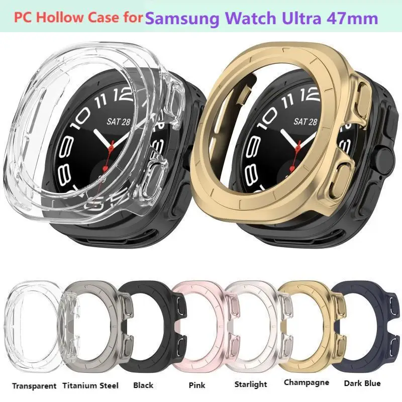Enhanced Protective PC Case for Galaxy Watch Ultra - Durable Hard Cover Bumper Accessory