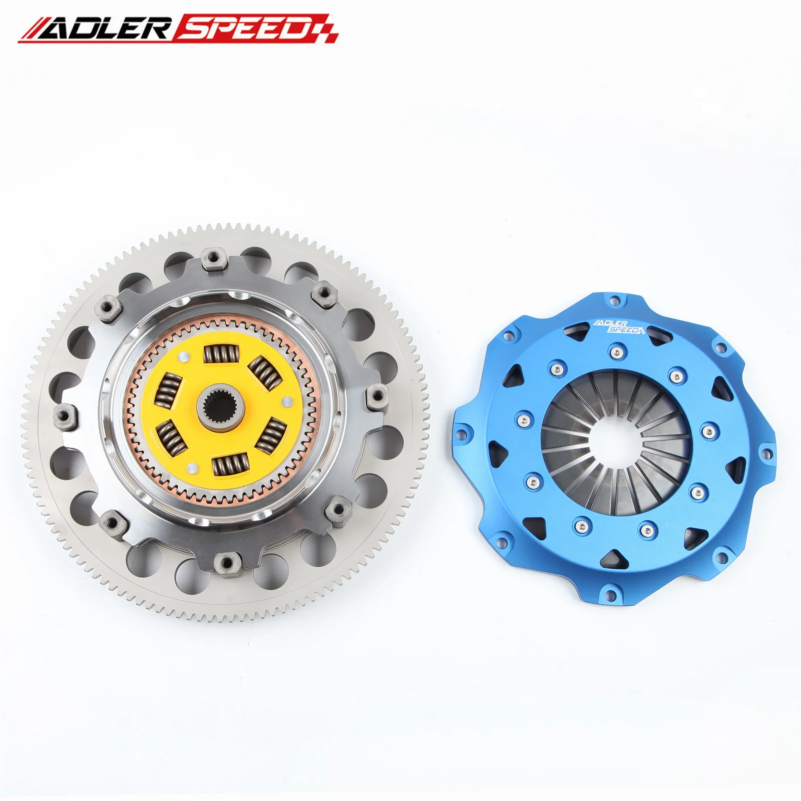 닛산 350Z 370Z 인피니티 Q60 G35 G37 VQ35HR VQ37VHR ADLERSPEED 215mm(8.5) 스프링 클러치/레이싱 클러치 트윈 디스크 클러치