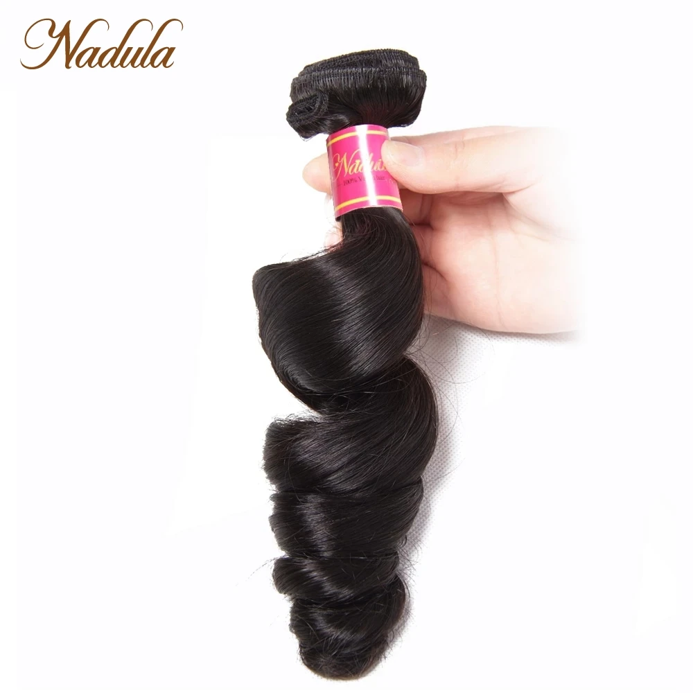 

Nadula Hair Brazilian Hair Loose Wave 16-26inch Remy Hair Bundles 100% Human Hair Weave Natural Color Free Shipping