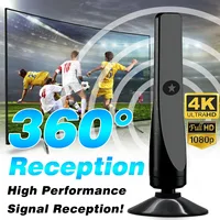 Antenne de télévision numérique à onde de terre haute définition intérieure et extérieure, antenne HDTV prenant en charge DVB-T/T2, ISDB-T, DMB-T/H, ATSC 5
