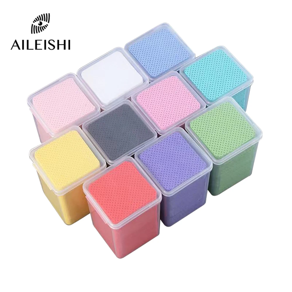 

200pcs Disposable Eyelash Extension Glue Cleansing Cotton Pads Heart Shaped Makeup Remover Cotton Wipe Napkins Cosmetics Tools
